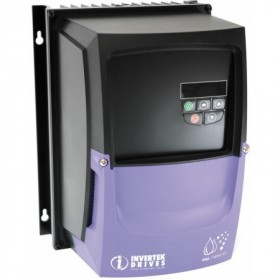 Variador frecuencia INVERTEK ODE3-120043-1F1A-01 entrada monofásica 230V salida monofásica 230V 0.37kW 4.3A IP66 sin mando
