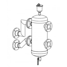 Kit botella de equilibrio para caudal máximo de 28m3/h  BAXI BIOS PLUS DN80