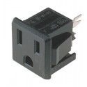 ▷ Base Alimen.Con Toma T.Usa 15A/250V-Blanca - Pack 25 uds