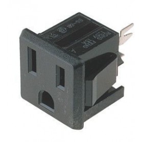 ▷ Base Alimen.Con Toma T.Usa 15A/250V-Blanca - Pack 25 uds
