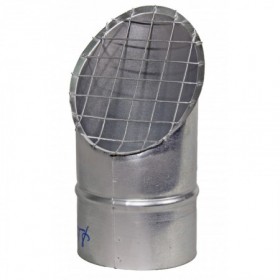 Corte de flauta Ø600mm galvanizado MERCATUB Macho-Macho