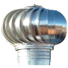 Sombrerete giratorio eólico ecológico ECCO modelo 16" Ø400mm MERCATUB Macho