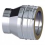 Adaptador a grupo con aro chimenea DINAK GE30+ 304/304 Ø600/660mm