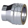 Adaptador a grupo con aro chimenea DINAK GE30+ 304/304 Ø600/660mm
