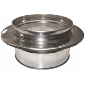 Adaptador caldera Ø150 de 148 a 152 316L/304 chimenea DINAK DP LEÑA 316L/304 Ø150/260mm