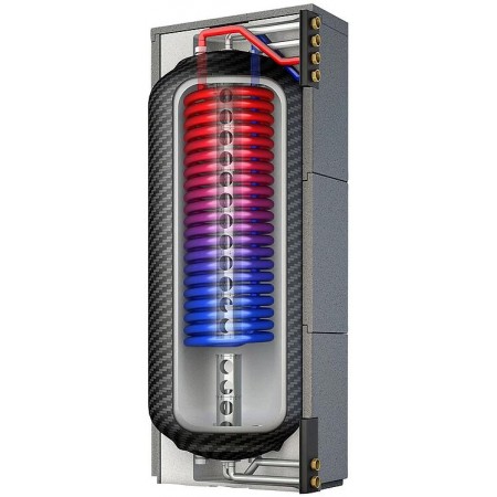 ACUMULADOR CON SERPENTIN PARA ACS Y ESTRATIFICADOR TQ-TWK 850 LITROS