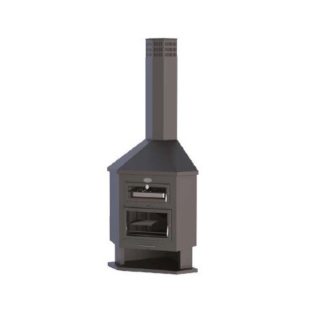 CHIMENEA METALICA DE RINCON 14 KW LORCA-R