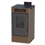 ESTUFA DE PELLET 8 KW COLOR MOKA KIRA
