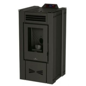 ESTUFA DE PELLET 15 KW COLOR NEGRO EVA-NC