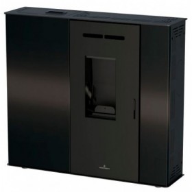 ESTUFA DE PELLET 9 KW EXTRAPLANA COLOR NEGRO LUPE-NE