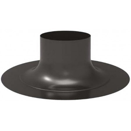 Teja salida techo plano Ø80mm aluminio chimenea FIG