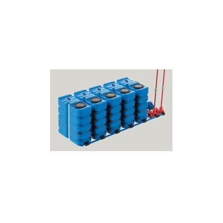 Kit standard depósitos agua PEHD SCHÜTZ 5 x AQUABLOCK XL 2400L