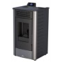 ESTUFA DE PELLET 9 KW COLOR GRIS RITA