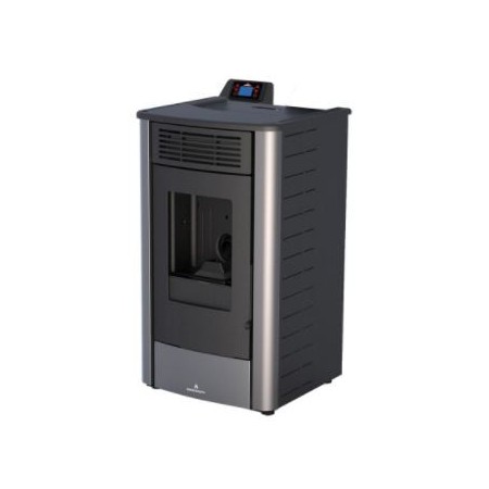 ESTUFA DE PELLET 9 KW COLOR GRIS RITA