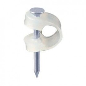 ▷ Abrazadera Para Cable Coaxial Negra - Pack 100 uds
