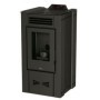 ESTUFA DE PELLET 15 KW COLOR NEGRO EVA-NC