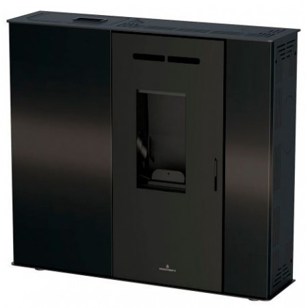 ESTUFA DE PELLET 9 KW EXTRAPLANA COLOR NEGRO LUPE-NE