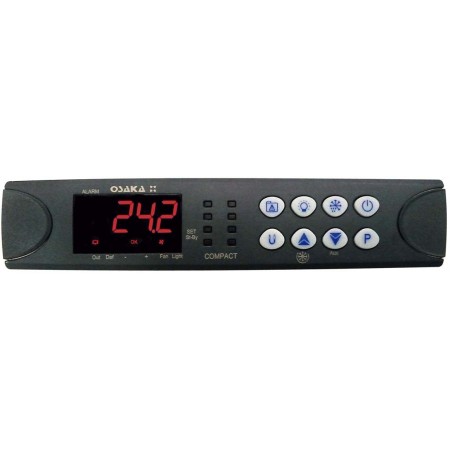 TERMOSTATO DIGITAL COMPACT 3R ROJO GRIS 'IS COMPACT 300' (3 RELÉS CONFIGURABLES 100%)