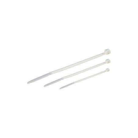 ▷ Brida Blanca 202 Mm. X 2.5 Mm. - Pack 100 uds