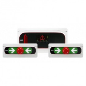 KIT ALARMA HOMBRE ENCERRADO 4 CANALES + 2 PULSAD. 90-240VAC AKO-55424B