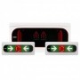 ALARMA DE HOMBRE ENCERRADO 2 CANALES CON BATERIA + 2 PULSADORES AKO-55323B