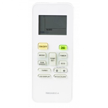 Control remoto inalámbrico MUNDOCLIMA RM02A/BGE-A