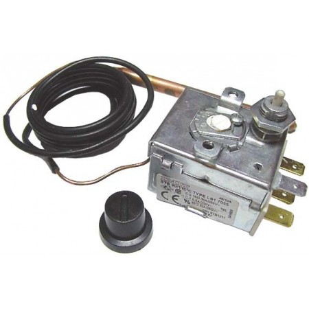 Termostato de seguridad IMIT  LS1  tarado 106ºC   capilar y bulbo  cobre .long.1000 x 102 mm
