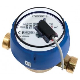 Contador de agua fria con emisor de impulsos.B-METERS  3/4".emisor 1:1