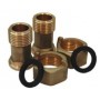 Juego de racores contador B-METERS . DN 20  1"H X 3/4M