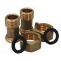 Juego de racores contador B-METERS . DN 20  1"H X 3/4M