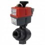 Válvula bola PVC encolar 63mm-DN50 con actuador eléctrico J4C-S20