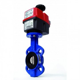 Válvula mariposa Hierro/Inox. DN250 con actuador eléctrico J4C-S300