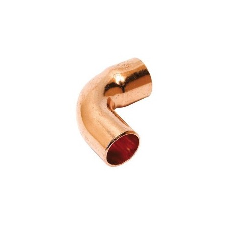Curva 90º macho-hembra cobre figura 1a ø22mm