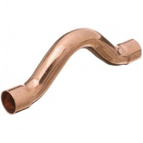 Salto hembra-hembra cobre figura 85 ø15mm