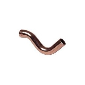 Salto macho-hembra cobre figura 86 ø18mm