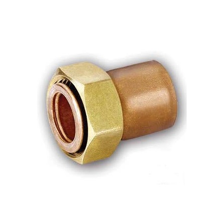 Racor 2 piezas soldar 12 rosca 1/2" plano ref. 359g
