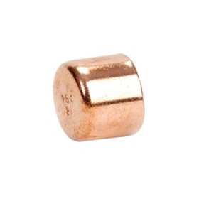 Tapon hembra cobre figura 01 ø18mm