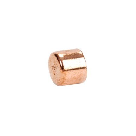 Tapon hembra cobre figura 01 ø18mm