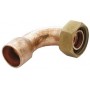Racor loco curvo cobre figura 2agcu 1/2" x Ø22mm