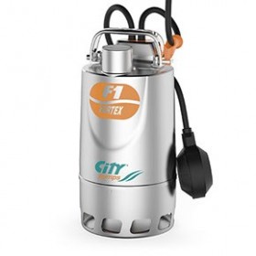 Electrobomba sumergible agua fecal CITY PUMPS F1-70M vortex