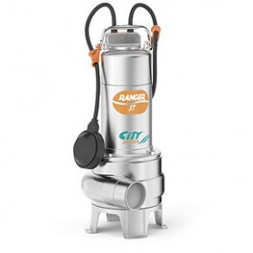 Electrobomba sumergible agua fecal inox. AISI-304 CITY PUMPS RANGER 15/50T ST