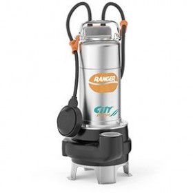 Electrobomba sumergible agua fecal CITY PUMPS RANGER 15/50M vortex