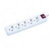 ▷ Base 5 Tomas Con Interruptor Con Cable De 3 Metros  | Ferreidea