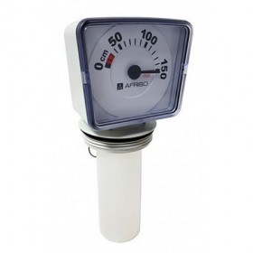 Indicador de nivel vertical para depósito 1-1/2" con escalas 0 a 150cm y 0 a 250cm