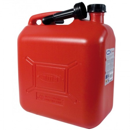 Garrafa 10L con vertedor flexible para combustible