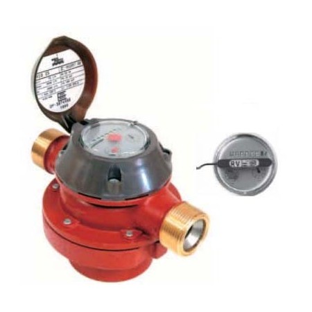 Contador gasóleo AQUAMETRO VZO-20 RC con emisor impulsos 3/4" 30 a 1000L/h