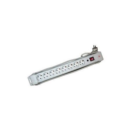 ▷ Base 8 Tomas Con Protección Sobrecarga.Blanca. | Ferreidea