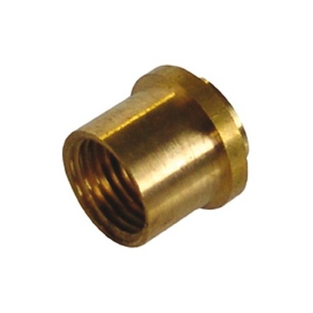Racor portamanómetro de laton rosca Hembra 1/4" para tuercas de 20x1.5 y 21.8 izquierda