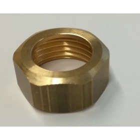 Tuerca de latón rosca Hembra 1/2" Ø15.3mm sin precinto