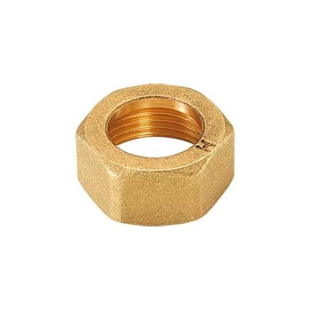 Tuerca de latón rosca Hembra 3/4"m sin precinto